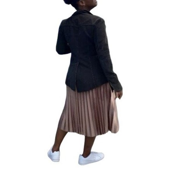 ZARA TRF Corduroy Blazer Jacket High-Low Jacket L /M - Picture 4 of 12